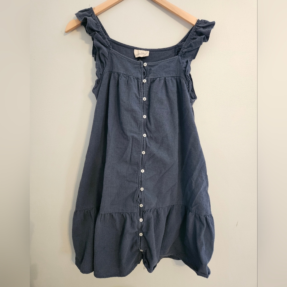 3/$20 Universal Thread Navy Button-Down Mini Dress